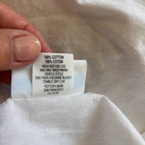 Pottery Barn Hazel Striped Bedskirt - Picture 5 of 6